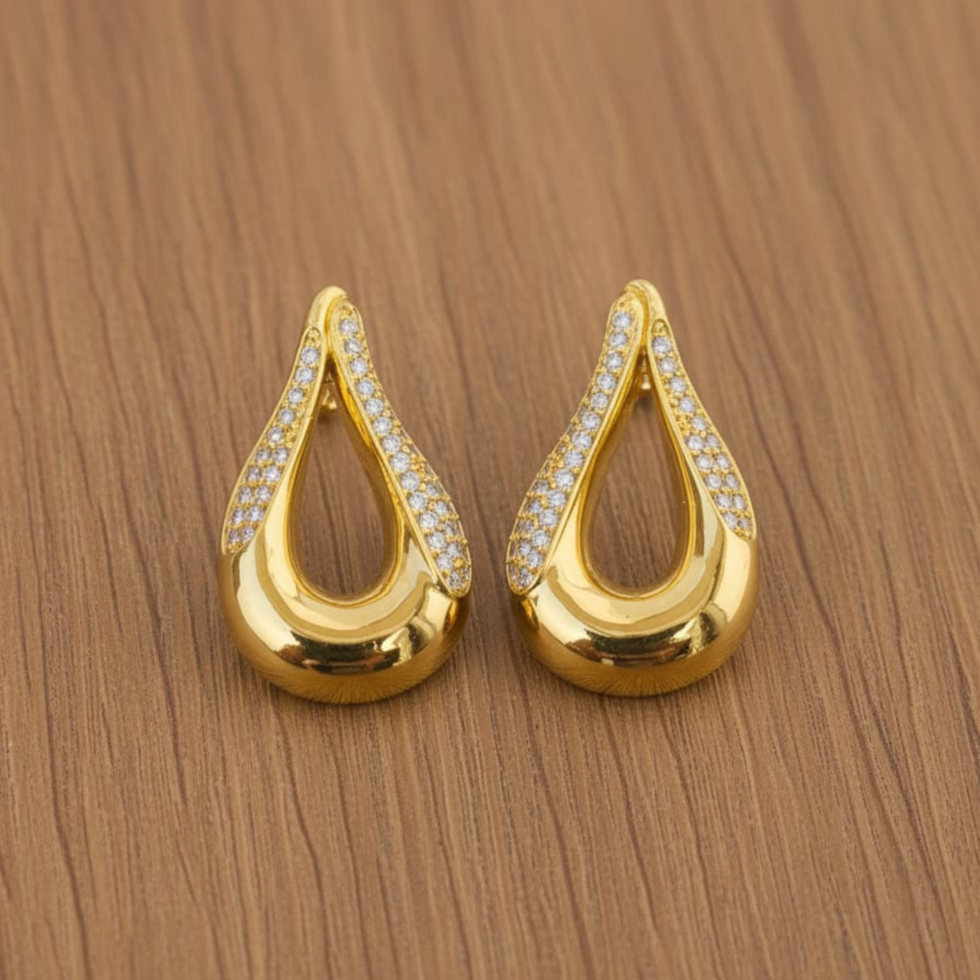 Premium Teardrop Designer Earrings by The Party Piece brand