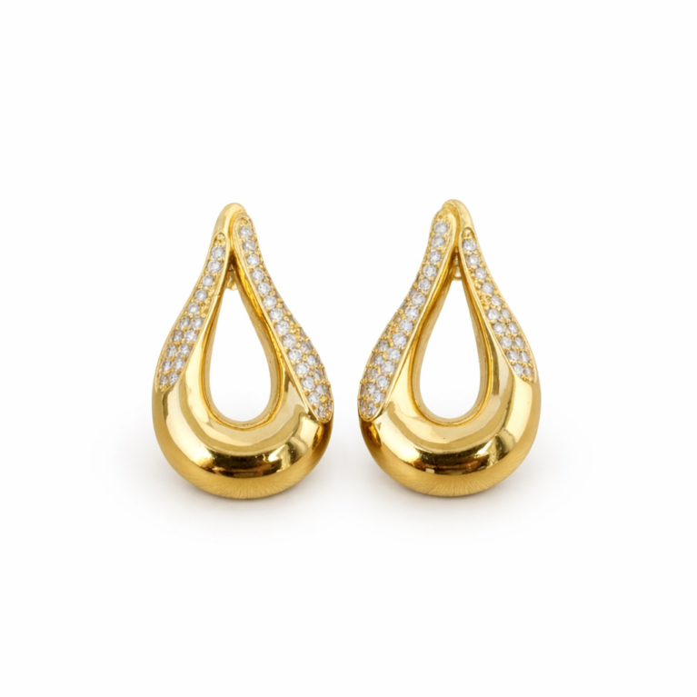 Premium Teardrop Designer Earrings by The Party Piece brand