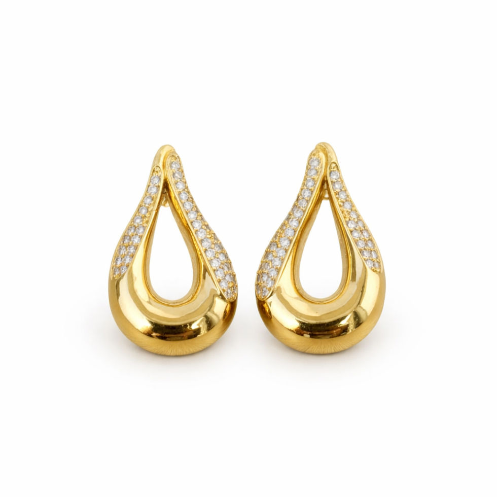 Premium Teardrop Designer Earrings by The Party Piece brand